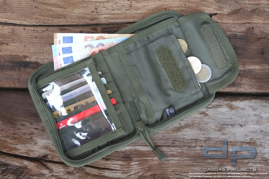 Wallet in verschiedenen Farben