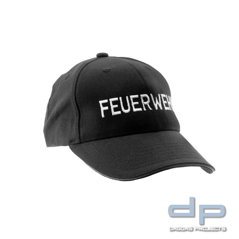 COP® Basecap mit Stick - FEUERWEHR vorne, Stickfarbe weiß, Einheitsgröße in verschiedenen Farben