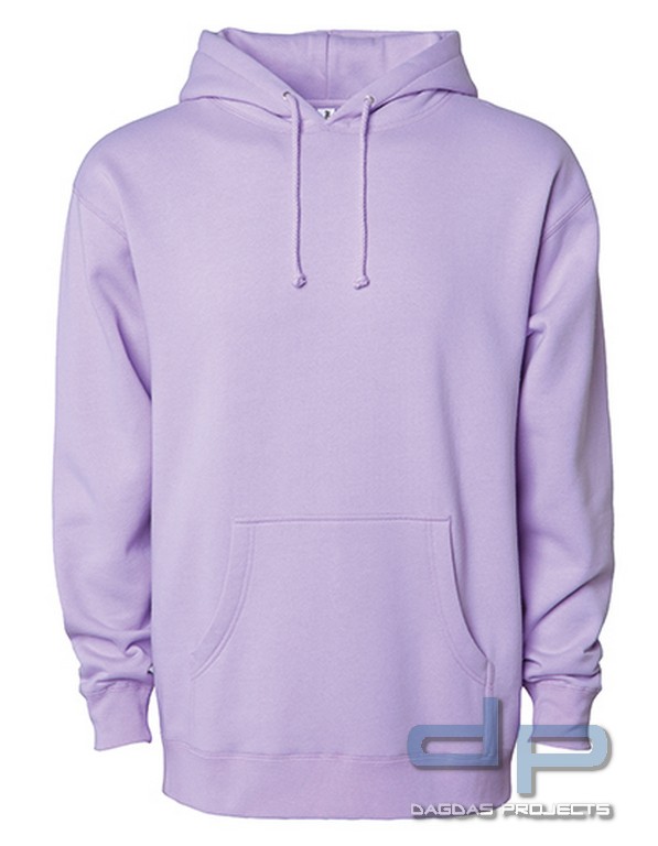 Men`s Heavyweight Hooded Pullover mit Brustdruck nach Wunsch