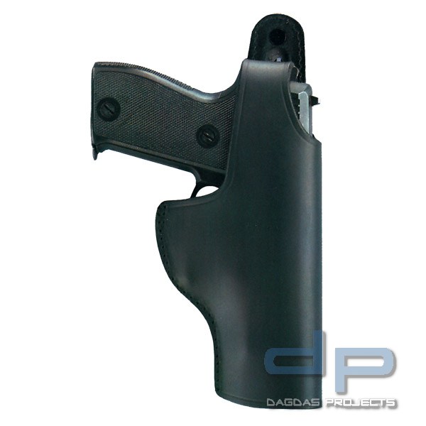 AKAH Gürtelholster ESCORT für Revolver mit Lauflängen 4-6" aus Leder oder Cordura Rechtshänder