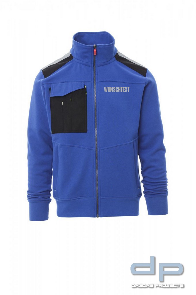 Payper Sweat Jacke Behörde "WORK 2.0" in verschiedenen Farben mit Wunschaufdruck