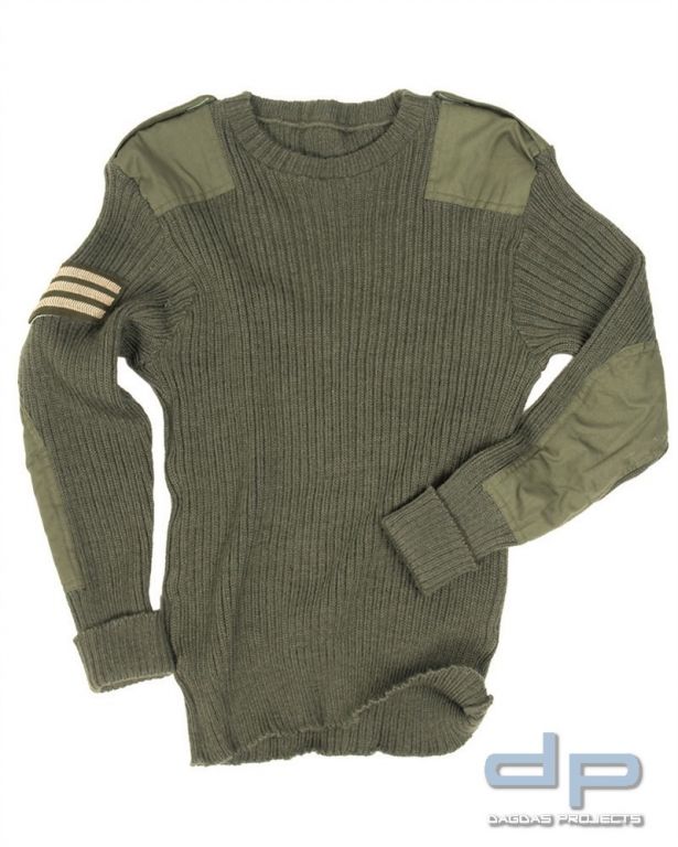 BRIT. COMMANDO PULLOVER OLIV GEBRAUCHT VPE 5
