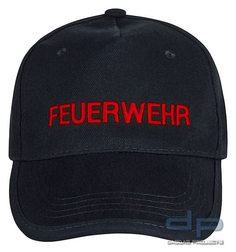 PACOTEX® Premium Cap Schirmmütze marineblau mit FEUERWEHR Stick in verschiedenen Farben