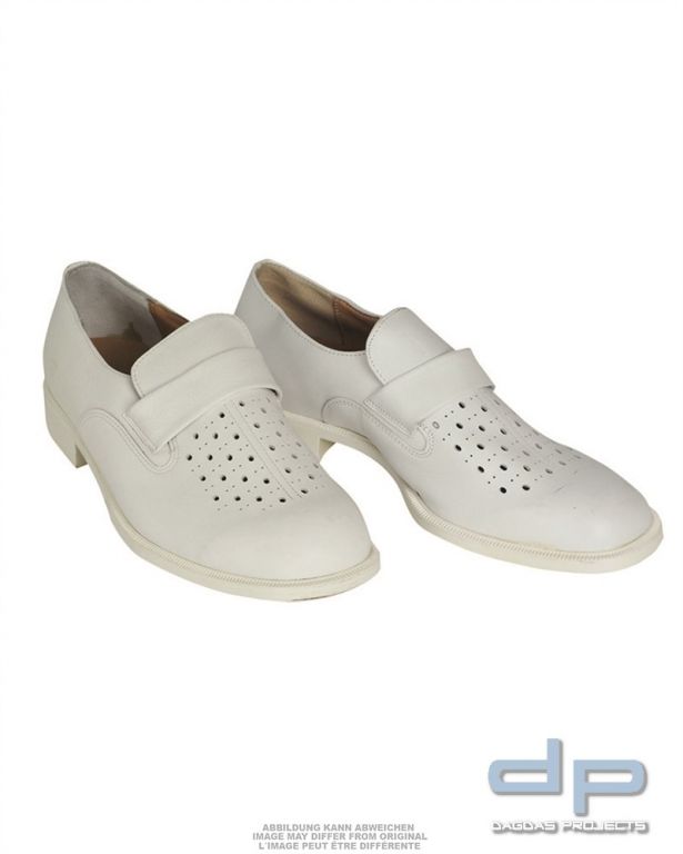 BW HALBSCHUHE LEDER WEISS GEBR. VPE 10