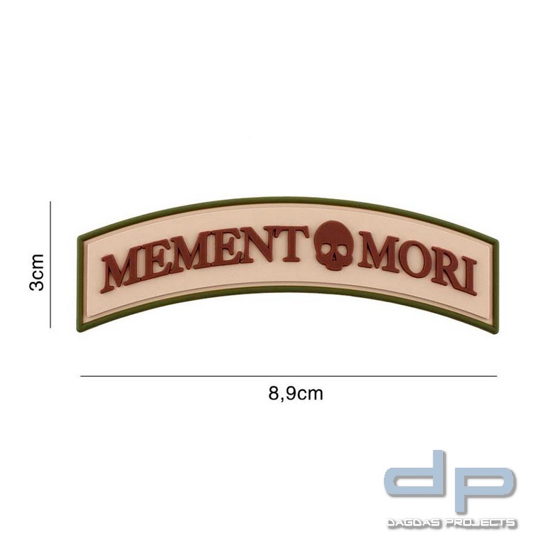 Emblem 3D PVC Memento Mori multi