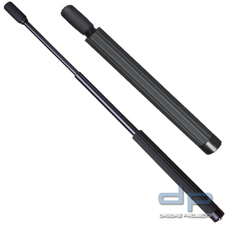 Monadnock Autolock 26, SuperGrip Power Safety Tip, schwarz verchromt