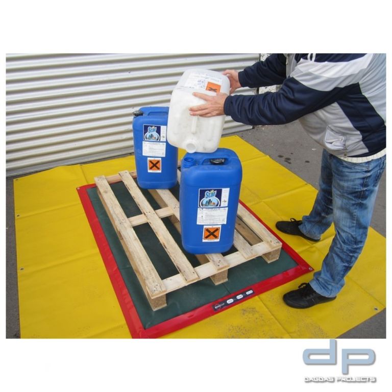 Faltbare Abtropfplane, 1400 P/7 L, 1.480 x 1.080 mm