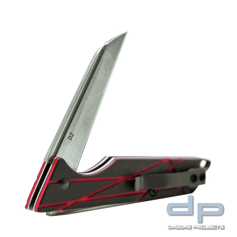 Taschenmesser Ledge rot