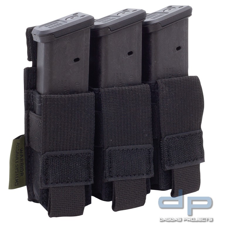 Warrior Triple 9mm Pistol Mag Pouch