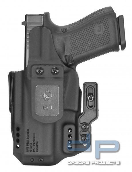 MFT Pro Series IWB Holster Glock 19/45 (Für Rechts/Linkshänder) in schwarz