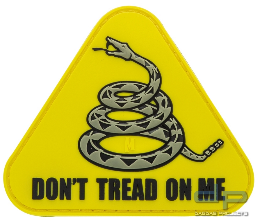 Maxpedition Rubber Patch DON'T TREAD ON ME Gelb