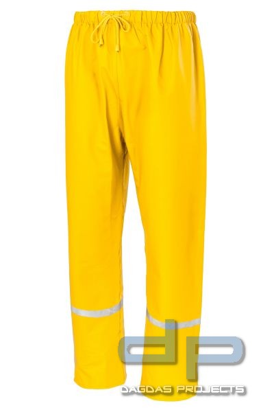 Behörden PU-STRETCH-REGENHOSE Gelb oder Blau