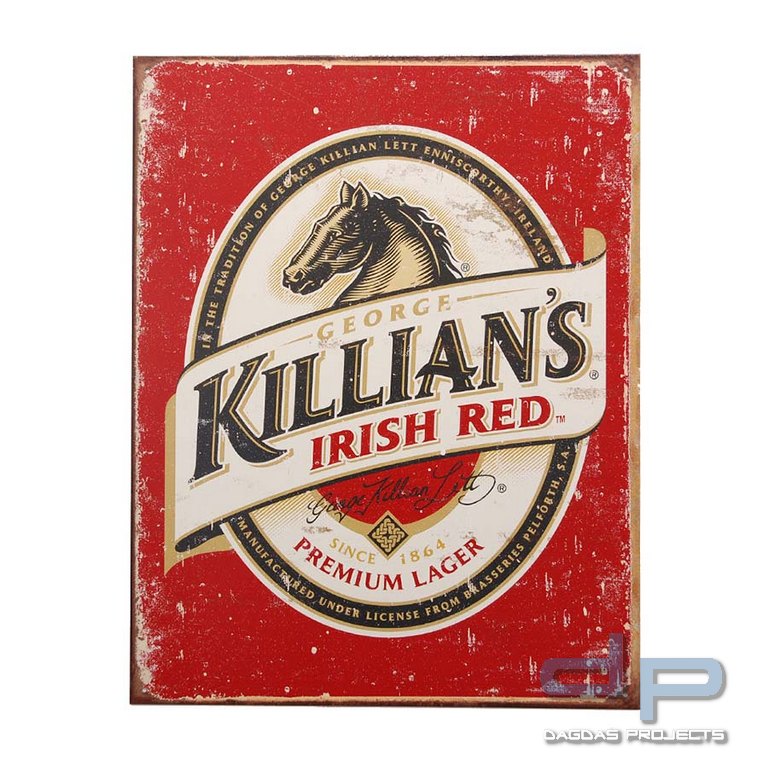 Metal plate large 27. KILLIANS