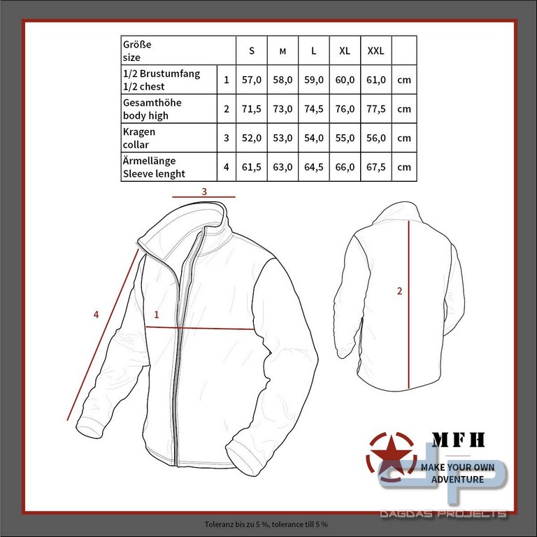 Fleece-Jacke, "Arber", schwarz