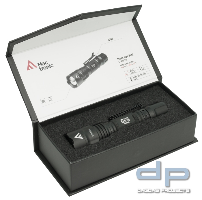 Mactronic Black Eye Mini Taschenlampe 115 Lumen