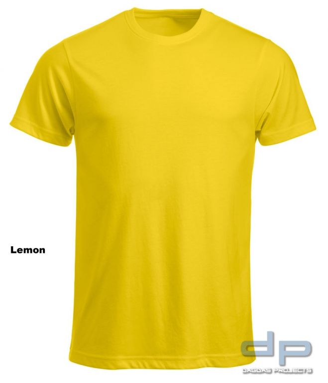 Clique New Classic-T Shirt mit 2 zeiligem Wunschaufdruck in verschiedenen Farben