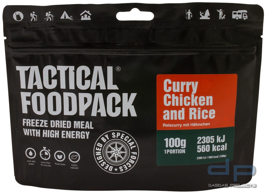 TACTICAL FOODPACK - REISCURRY MIT HÄHNCHEN