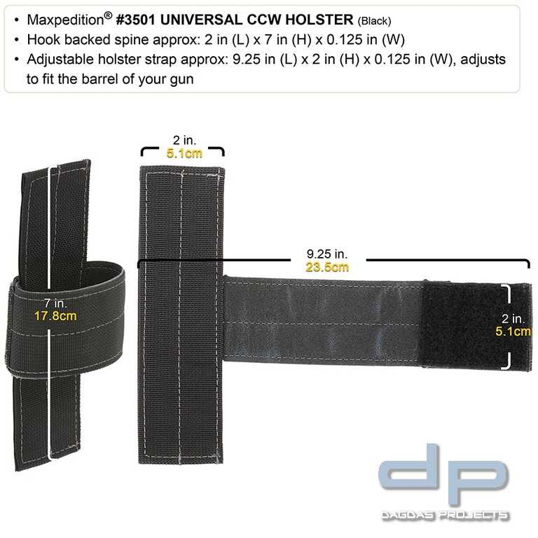 Maxpedition Universal CCW Holster