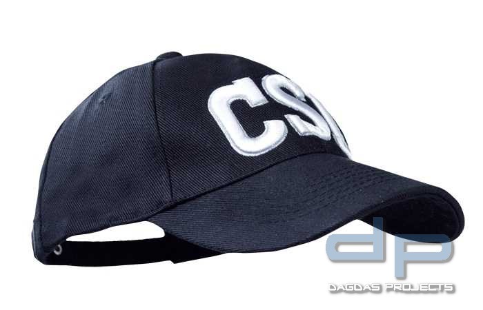 Baseball Cap Schwarz 3-D CSI