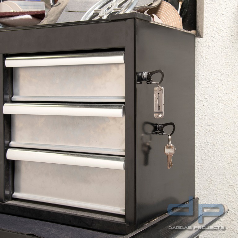 NITE IZE SLIDELOCK 360° MAGNETIC LOCKING DUAL CARABINER