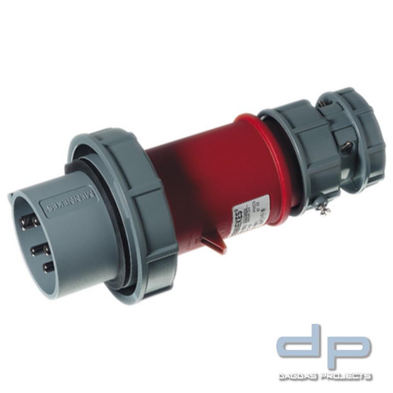 CEE-Stecker PowerTOP, 32 A, IP67, rot