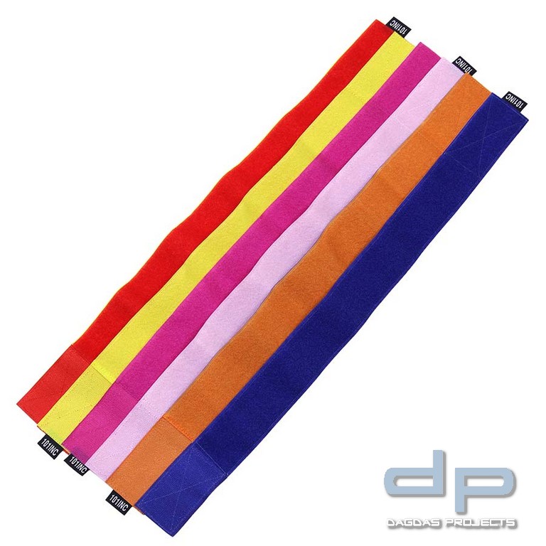Arm strap mit Klettband in verschiedenen Farben