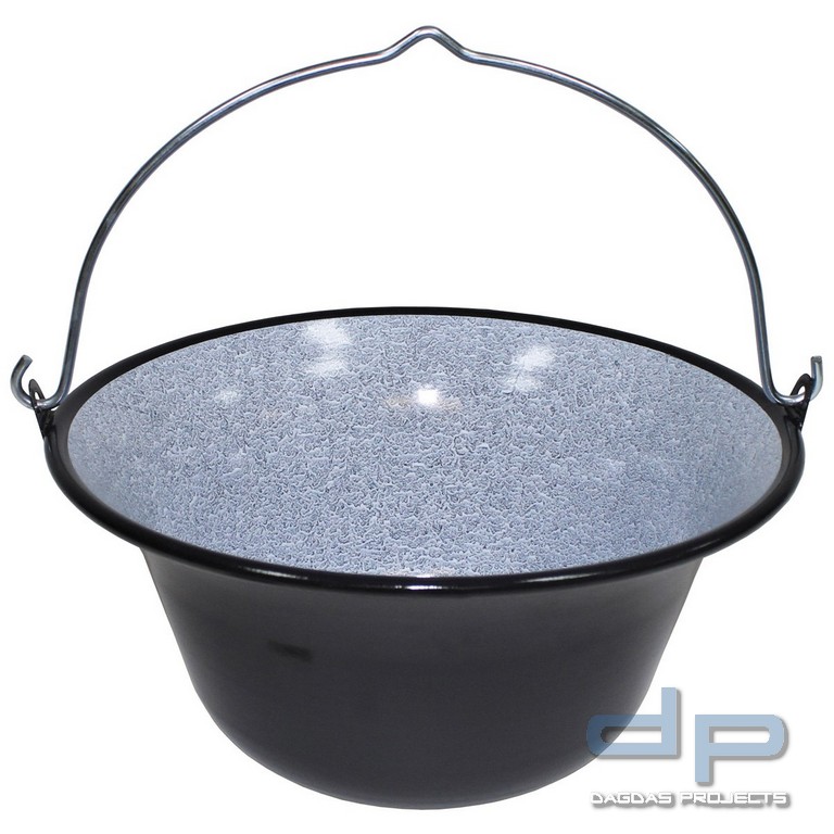 Ungar. Gulaschkessel, Emaille, 10 Liter