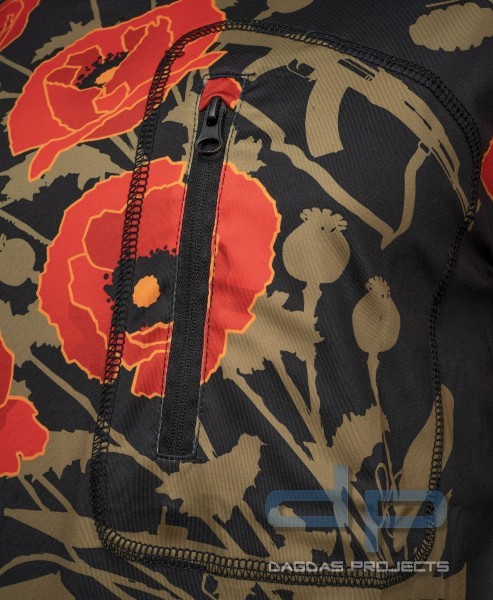OTTE GEAR SHADE SHIRT UPF 50+ LONGSLEEVE MIT UV-SCHUTZ POPPIES OF WAR