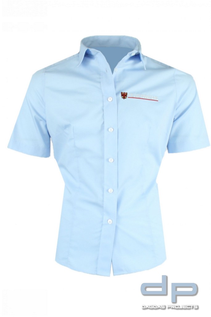 Sportbluse Brandenburg Kurzarm 100% Baumwolle bügelfrei