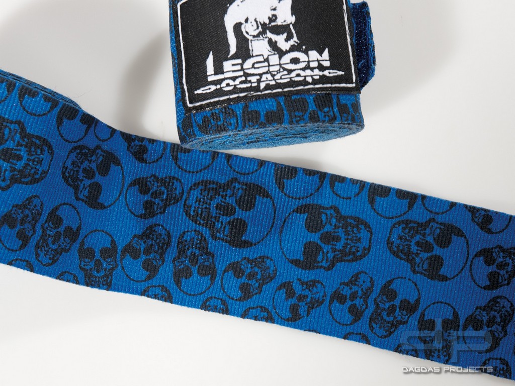 LEGION OCTAGON Boxbandagen unelastisch Skull in verschiedenen Farben