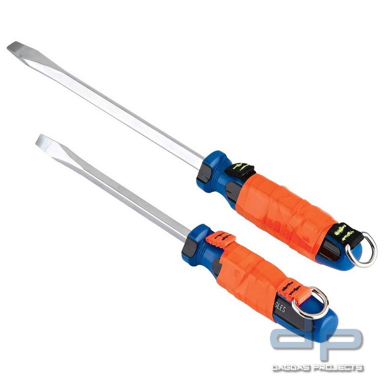 Ergodyne Gewebe Tool Tails, 6er-Pack Squids 3700 in orange und schwarz