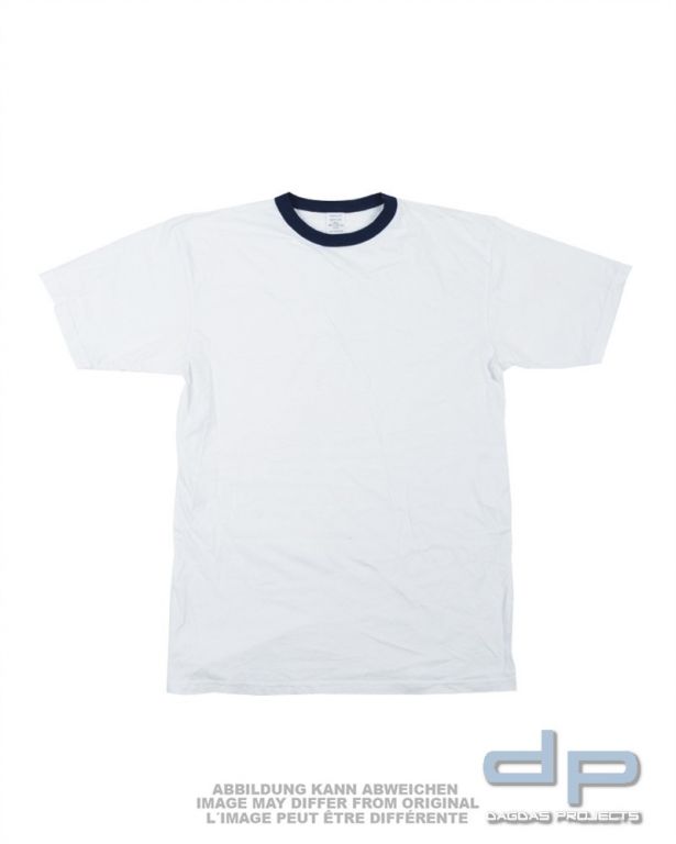 BW T-SHIRT WEISS M.BLAUEM RAND GEBR VPE 10