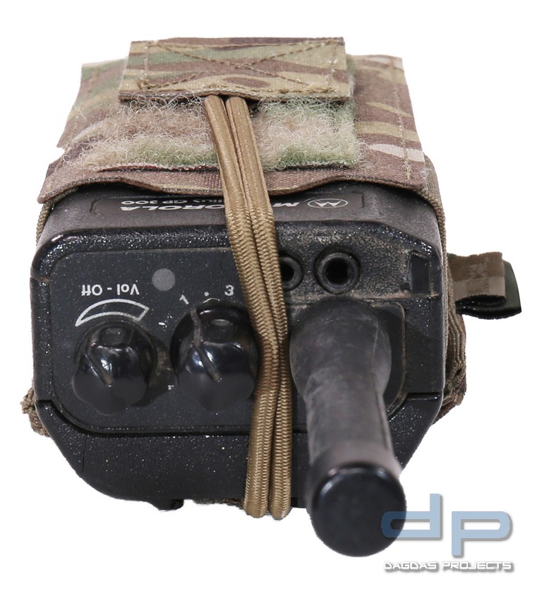 WAS Laser Cut Adjustable Radio Pouch Multicam