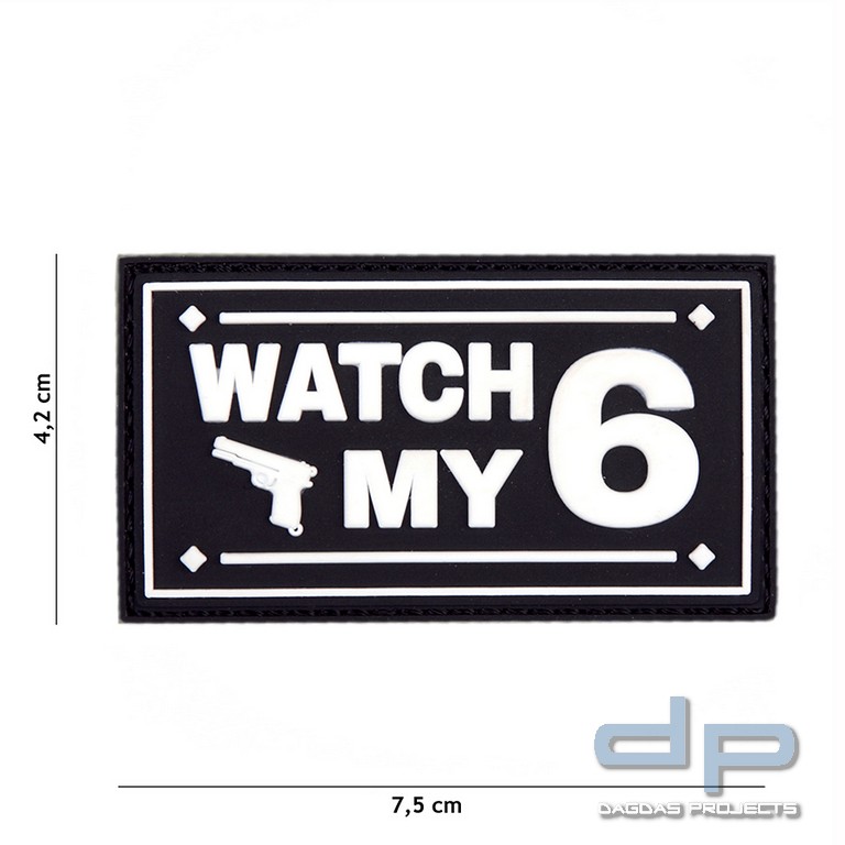 Emblem 3D PVC Watch My schwarz