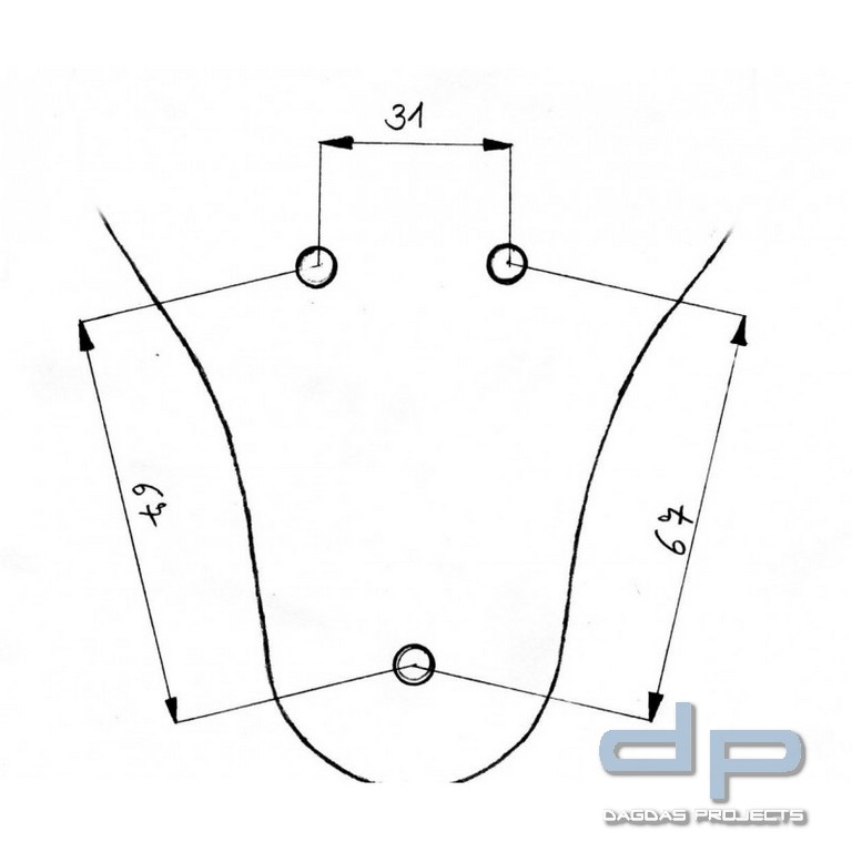 COP® 215N II Holstersteg, drehbar und abnehmbar