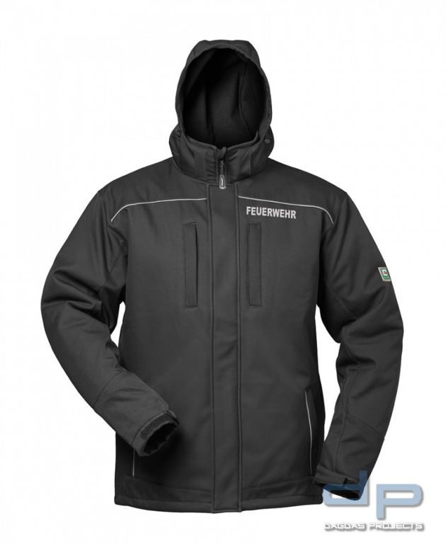 Winter Softshelljacke wind- und wasserdicht mit Aufdruck nach Wunsch in reflex silber