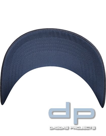 Flexfit Jaquard Camo Cap in Navy und Weiß in verschiedenen Größen