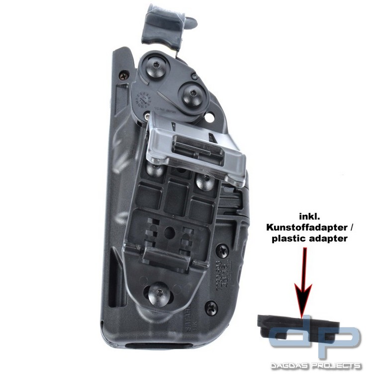 SAFARILAND® Holstersteg Belt Clip UBL-Bohrung, beidhändig, 38 mm - 58 mm