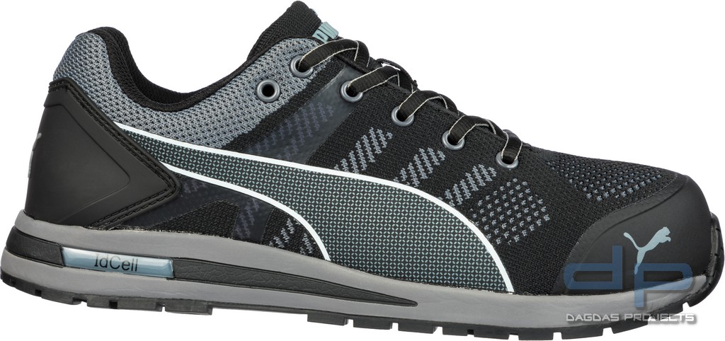 Puma Sicherheitsschuh ELEVATE KNIT BLACK LOW S1P ESD HRO SRC