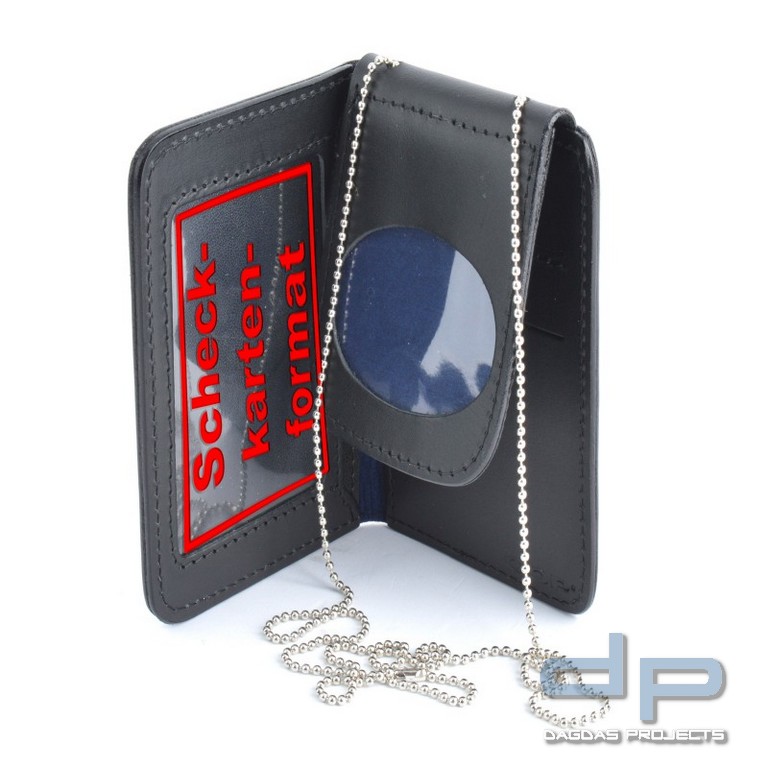 COP® Dienstausweismäppchen OHNE DRUCK, Scheckkartenformat, Leder