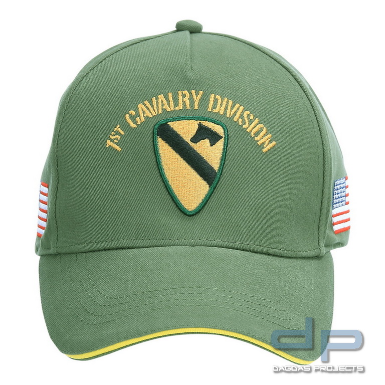 Baseball Cap US Cavalry WWII 3D in verschiedenen Farben