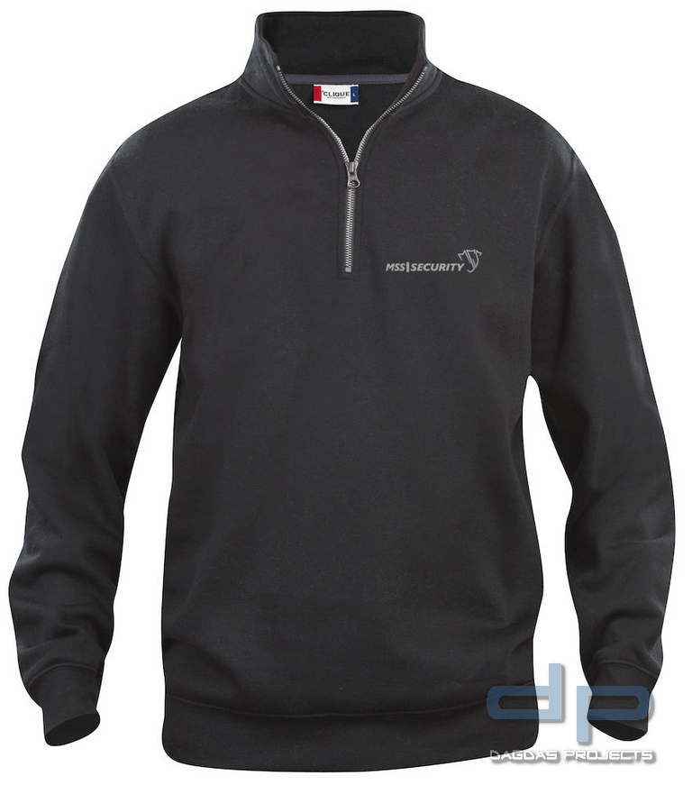 Behörden Halb Zipper mit 3 Fach Aufdruck MSS