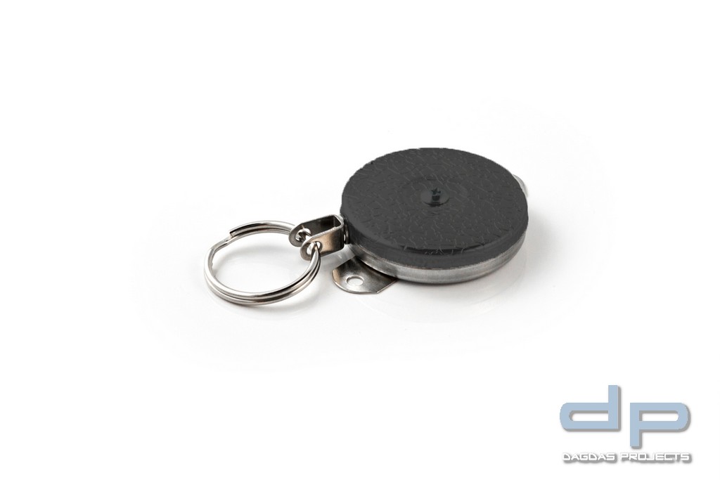 KEY-BAK, Leiste mit 2 Löchern + Kette 60 cm schwarz