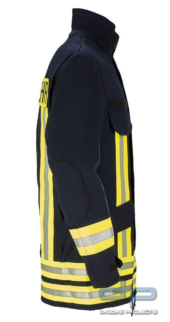 Jacke EN 11612 mit Reflexstreifen 100% Baumwolle