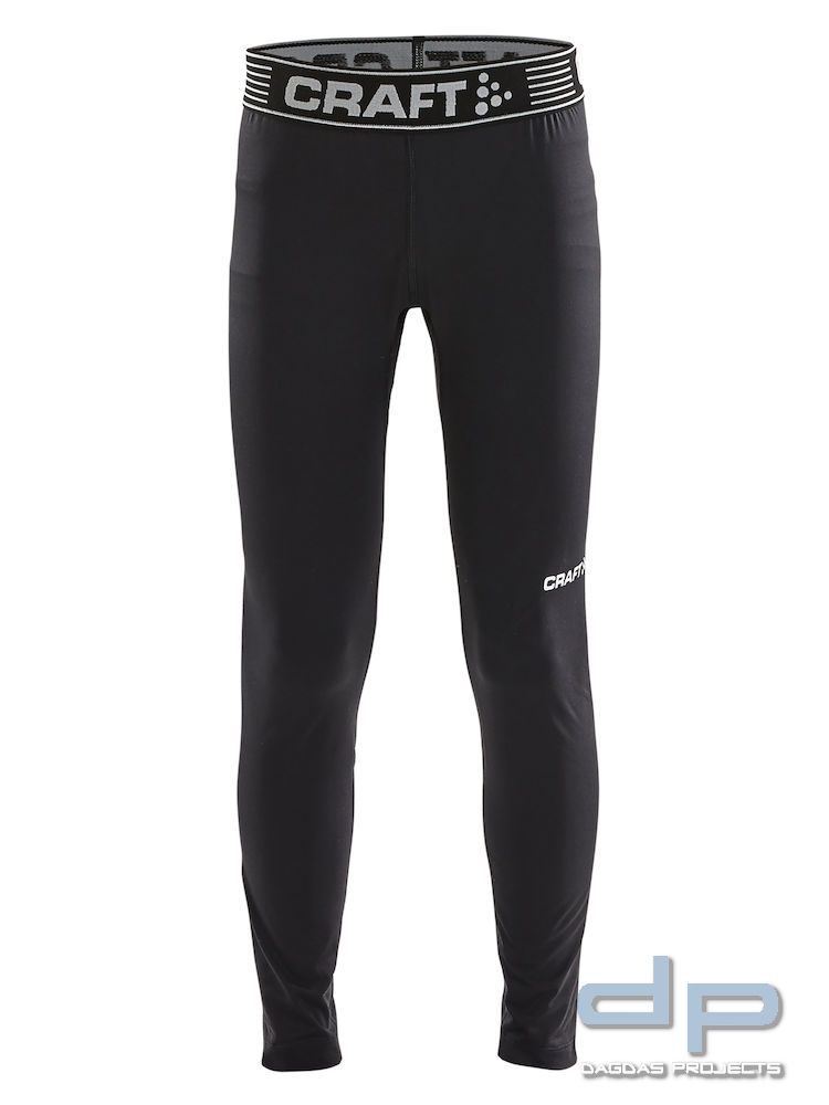 Craft Pro Control Compression Tights für Kinder in Schwarz
