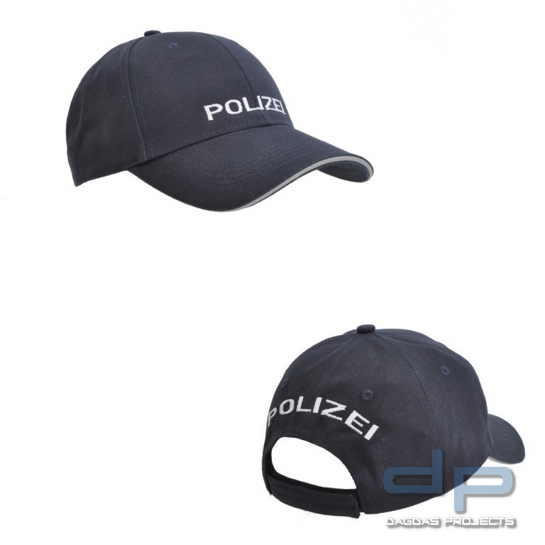 Baseballcap bestickt - BEHÖRDE - einzeilig vorne, Einheitsgröße
