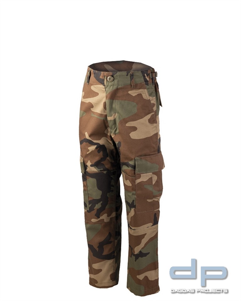 US BDU Hose Kids woodland VPE2