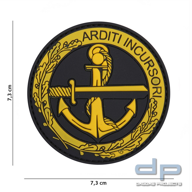 Emblem 3D PVC Arditi Incursori gelb