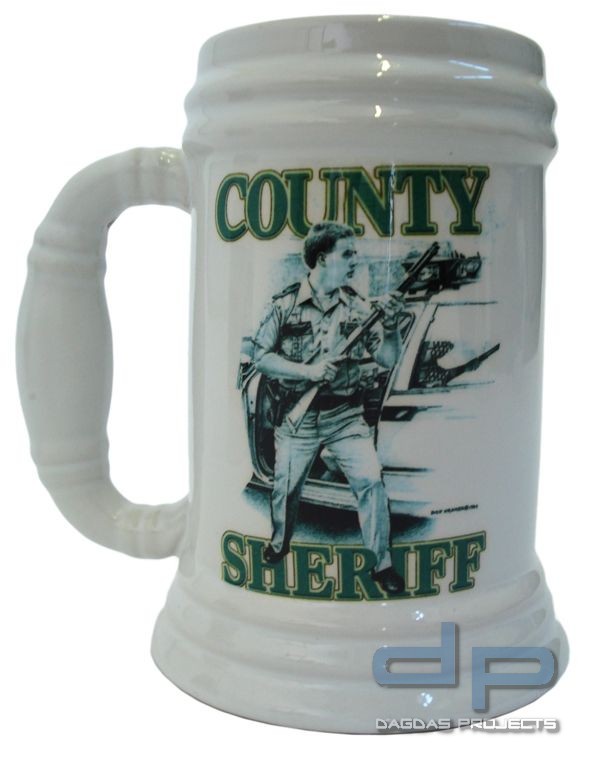 DICK KRAMER Bierkrug "County Sheriff"