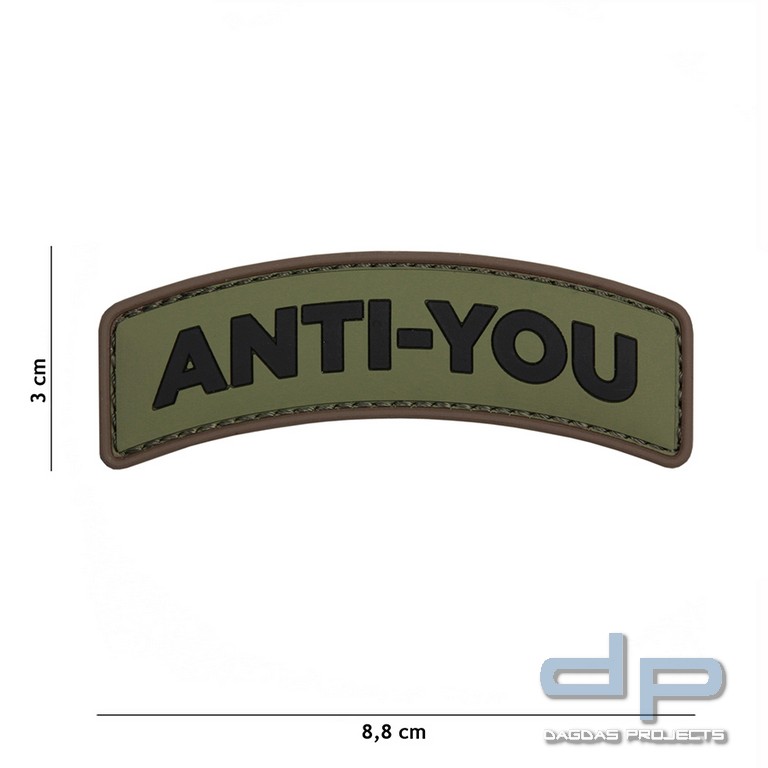 Emblem 3D PVC Anti-You coyote